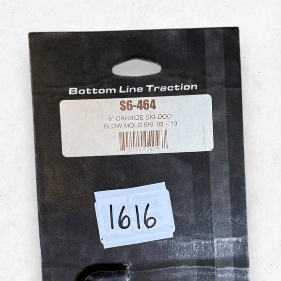 Bottom Line Traction S6-464 6" Carbide Ski-Doo Blow Mold Ski '03-'13 (1616) - Picture 3 of 4